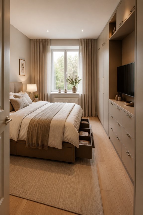 assess bedroom layout features