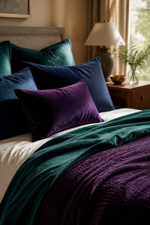 jewel tones for luxury