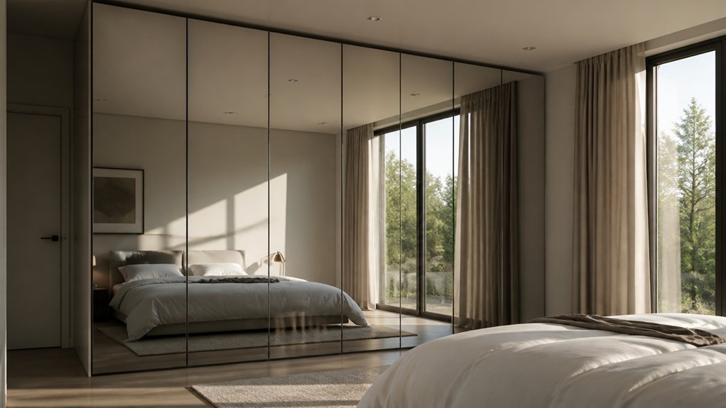 maximize space with mirrors