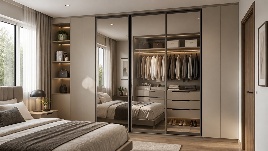 maximizing space with wardrobes