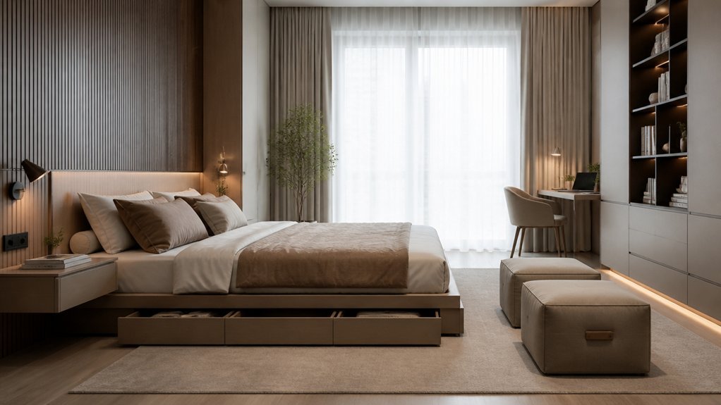 optimize bedroom space effectively